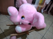 Różowy Słonik SMYK na biegunach 