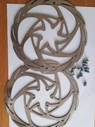 Komplet Tarcze hamulcowe Formula Monolitic 180 mm NOWE trail enduro 