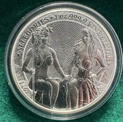 Srebrna moneta 1oz, Allegories Austria & Germania 2021