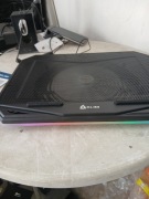 KLIM K21 + podstawka chłodząca do laptopa z podświetleniem RGB + 11-17"