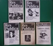 Res Publica 4/87 1/88 2/89 3/89 9-12/89 pismo kulturalno-polityczne 1987-89