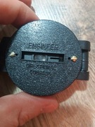 Kompas czarny z pokrywką