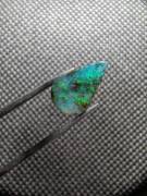 Lity Boulder Opal z Australii H1 14x9x2.5mm 2.5ct idealny do biżuterii