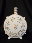 Karafka Hollohaza Vintage porcelana butelka piersiówka Vintage retro prl 