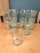 Szklanki Bacardii grube szkło ziolone 