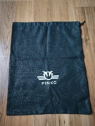 Pinko worek 39x33 na buty torba etc czarny glitter
