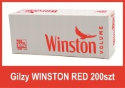 Gilzy papierosowe WINSTON RED 200 szt