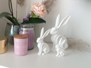 Figurka Zajączka Wielkanocnego, Nowoczesna, Minimalistyczna, 20cm, Druk 3D