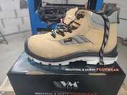 Buty ochronne z metalową osłoną wysokie