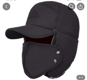 Zimowa ciepła gruba czapka