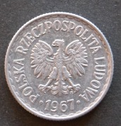 1 złoty 1967 - bardzo ładny