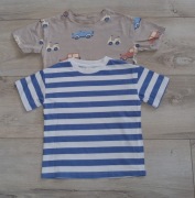 2x Bluzeczka Bluzka Koszulka Dla Chłopca H&M r. 104