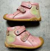 BARTEK Skórzane trzewiki na wiosnę,trepy,botki na rzepy,r.23,stan Idealny 