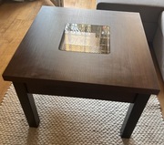 Stolik kawowy z szybą