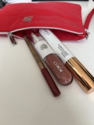 Zestaw Kiko Milano 4w1 pomadka, kredka do ust, tusz do rzęs + etui z logo