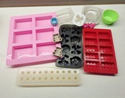 Foremki formy silikonowe do mydełek wosków świec do rękodzieła zestaw