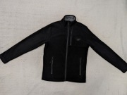 Czarna zasuwana bluza polarowa sportowa polar 4F S