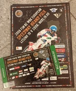 Program żużlowy Speedway Grand Prix Leszno 2008 + bilet