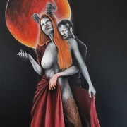 Obraz akrylowy na płótnie - "Sukkub"