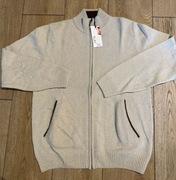 Sweter wełniany męski r.M, 80%wełna merynos ,20%akryl