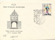 (FD621): Stargard Szcz. Pokaz znaczka pocztowego 1968