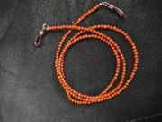 Sznurek do okularów ręcznie wykonany piasek pustyni 