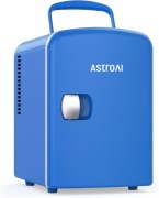 Mini lodówka 4L AstroAI 2w1 chłodzi + grzeje 12V/220V niebieska 913