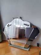 Lustro łazienkowe muszla z oświetleniem