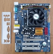 Procesor AMD Athlon 64 X2 5000+ 2,6 GHz płyta główna ASrock 4GB RAM