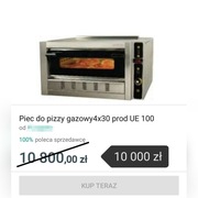 Piec gazowy do pizzy