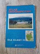 Atlas geograficzny dla klasy IV, 1989 rok