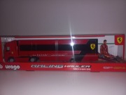 Bburago tir Iveco s way 570 ,bolid Charles Leclerc,