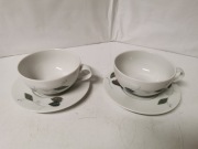 Filiżanki z podstawkami 2szt. ''KRZYSZTOF''