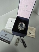 Unikatowy zegarek męski Pagani Desing PD-1690 black