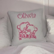 Poduszka z imieniem – słodkie misie, wyjątkowy prezent dla dziecka