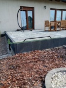 Profesjonalny 2 metrowy niwelator/ściągacz do układania krawężników 