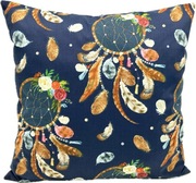 Poszewka Łapacz Snów - Granat 40 x 40 cm