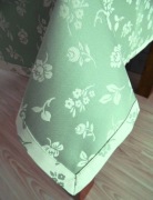 Obrus z bawełny żakardowej  120 x 180 zielony