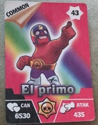 Karta Brawl stars card El primo, Common card