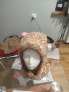 Balaclava damska alpaka , wełna 