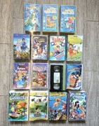 Zestaw Kaset VSH x 15! DISNEY Piotruś Pan, Szalony Jack, Kacze Opowieści