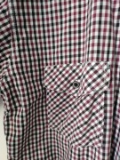 bawełniana elegancka koszula z kołnierzykiem krótki rękaw przewiewna