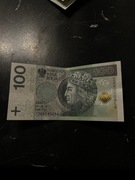 Banknot 100 zł, unikatowy numer seryjny IA0745454