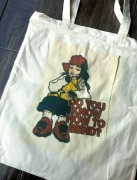 Torba bawełniana torebka tote bag bawełna cotton beżowa billie eilish