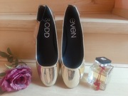 Zlote baleriny Even & Odd, rozm.41, nowe z metką 