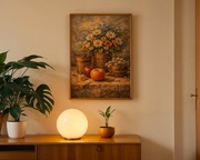 Plakat A3 jesienne kwiaty i jabłka – martwa natura | bez ramki