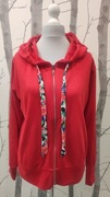 Nowa Bluza damska rozpinana z kapturem czerwona r. L 40