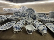 Rosenthal Classic Rose (Germany) Blue Floral – duży zestaw