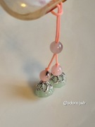 Charm do telefonu zawieszka z kamieni naturalnych 