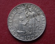 Czechosłowacja 100 Koron 1948 - 600-lecie Uniwersytetu Karola - PIĘKNA